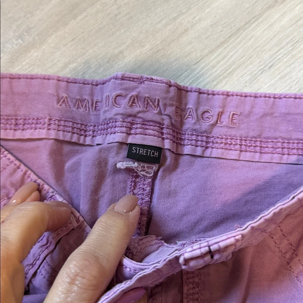 American Eagle Outfitters Pink Cargo Pants - Picture 2 of 9